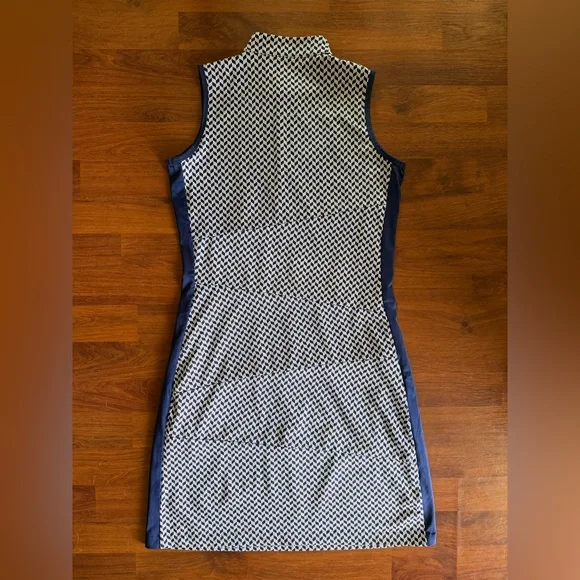 Tail Womens Quarter Zip Golf Athletic Mini Dress Navy White XS - Picture 7 of 7